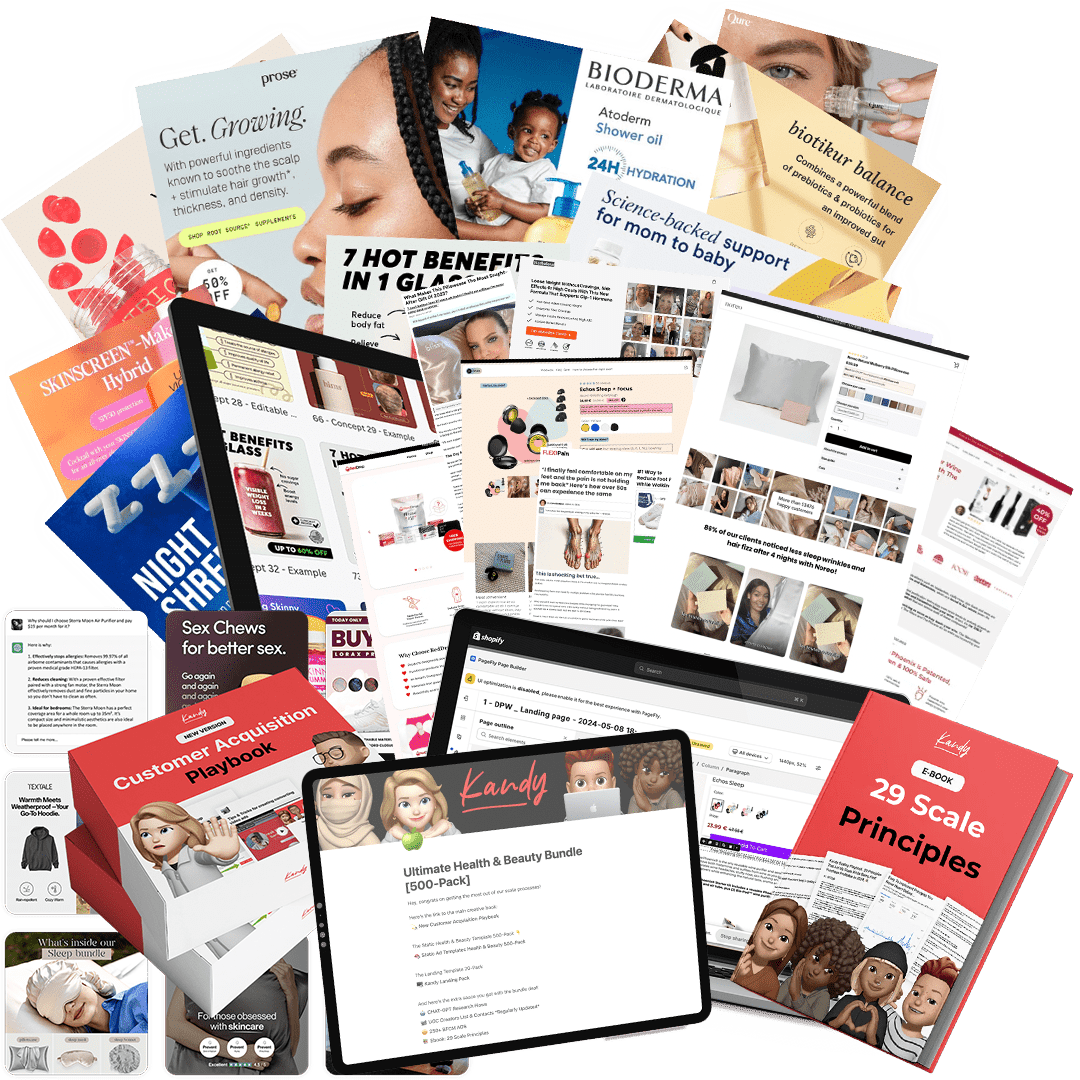 Ultimate Health & Beauty Bundle | 500 Templates